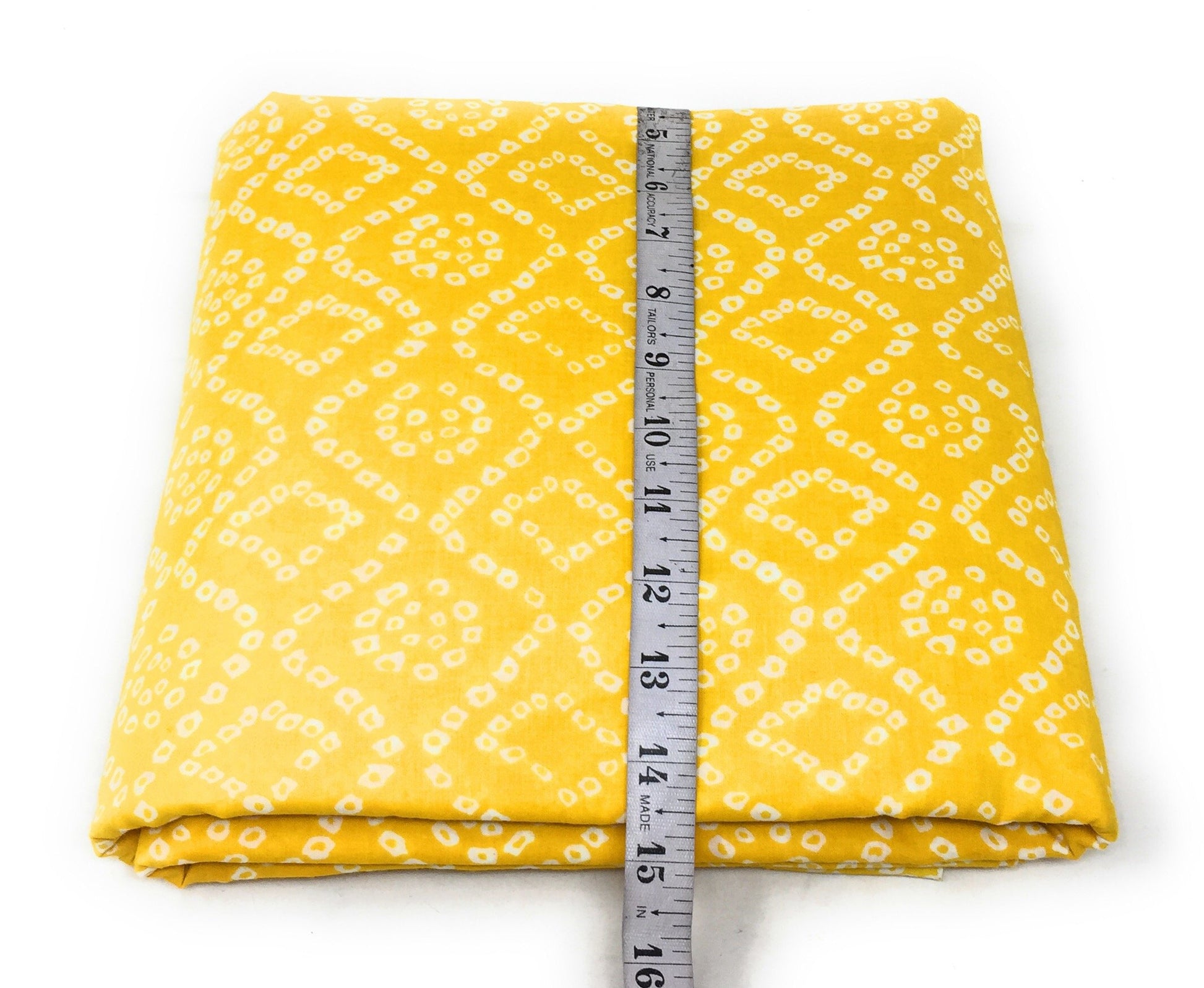 Soft light Cotton Yellow Printed Fabric Material 