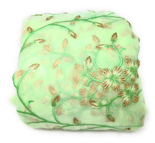 green organza fabric