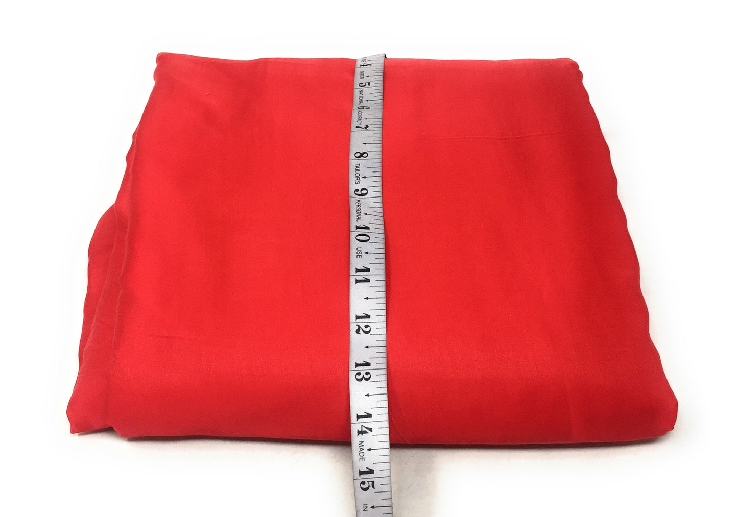 Pure Red Silk Fabric Material Cloth Material Online - 1.5 Meter