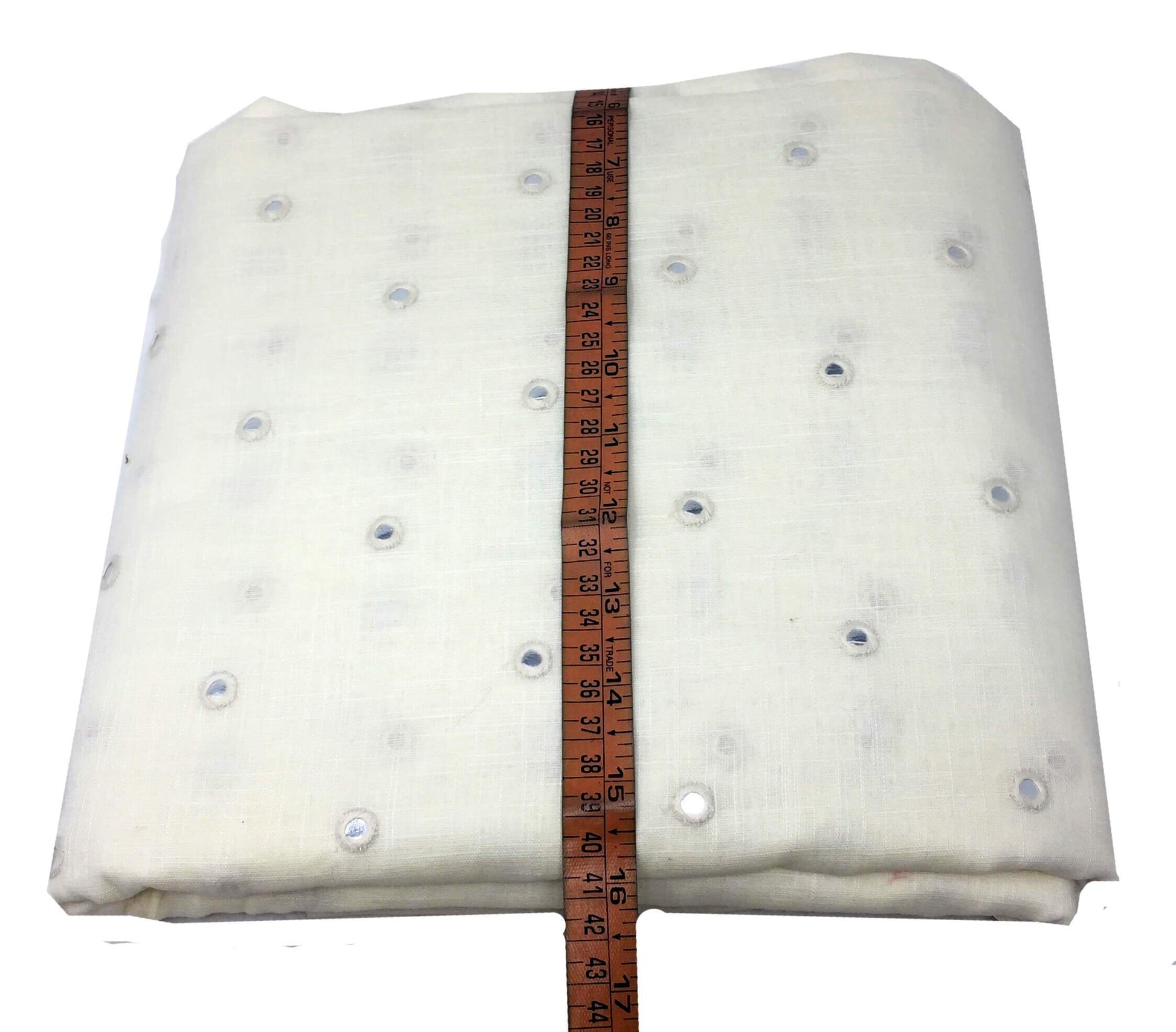 mirror work cotton embroidery fabric for soft cushion covers