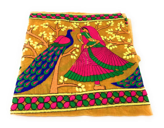 chanderi silk fabric online