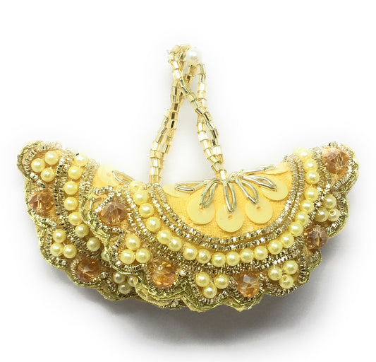 Lehenga Blouse Latkan Design Gold - Set of 2