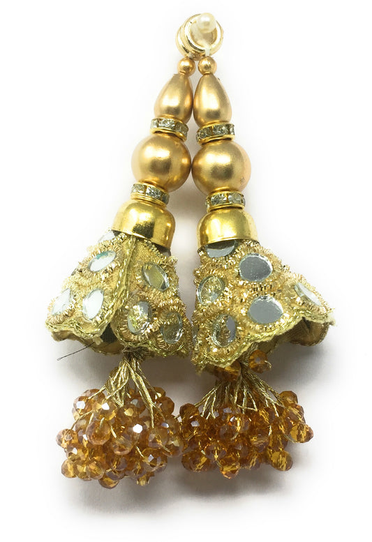 Latkan For Saree Pallu Gold - Set of 2