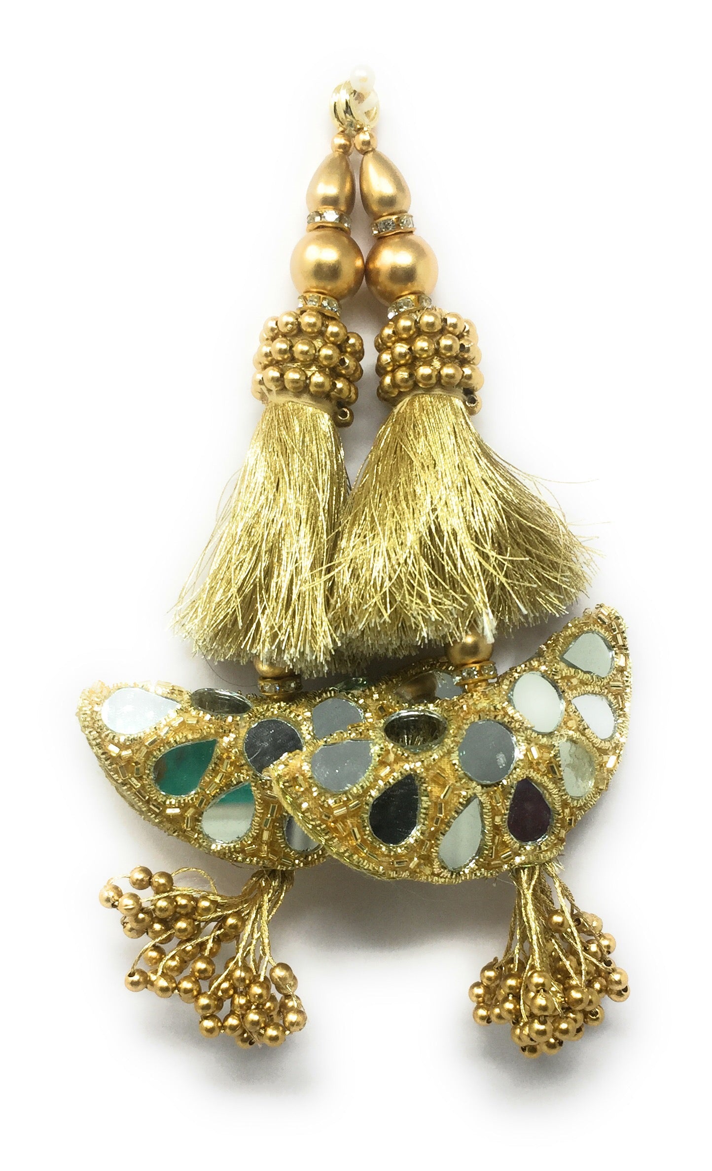 Blouse Latkan Tassel Gold - Set of 2