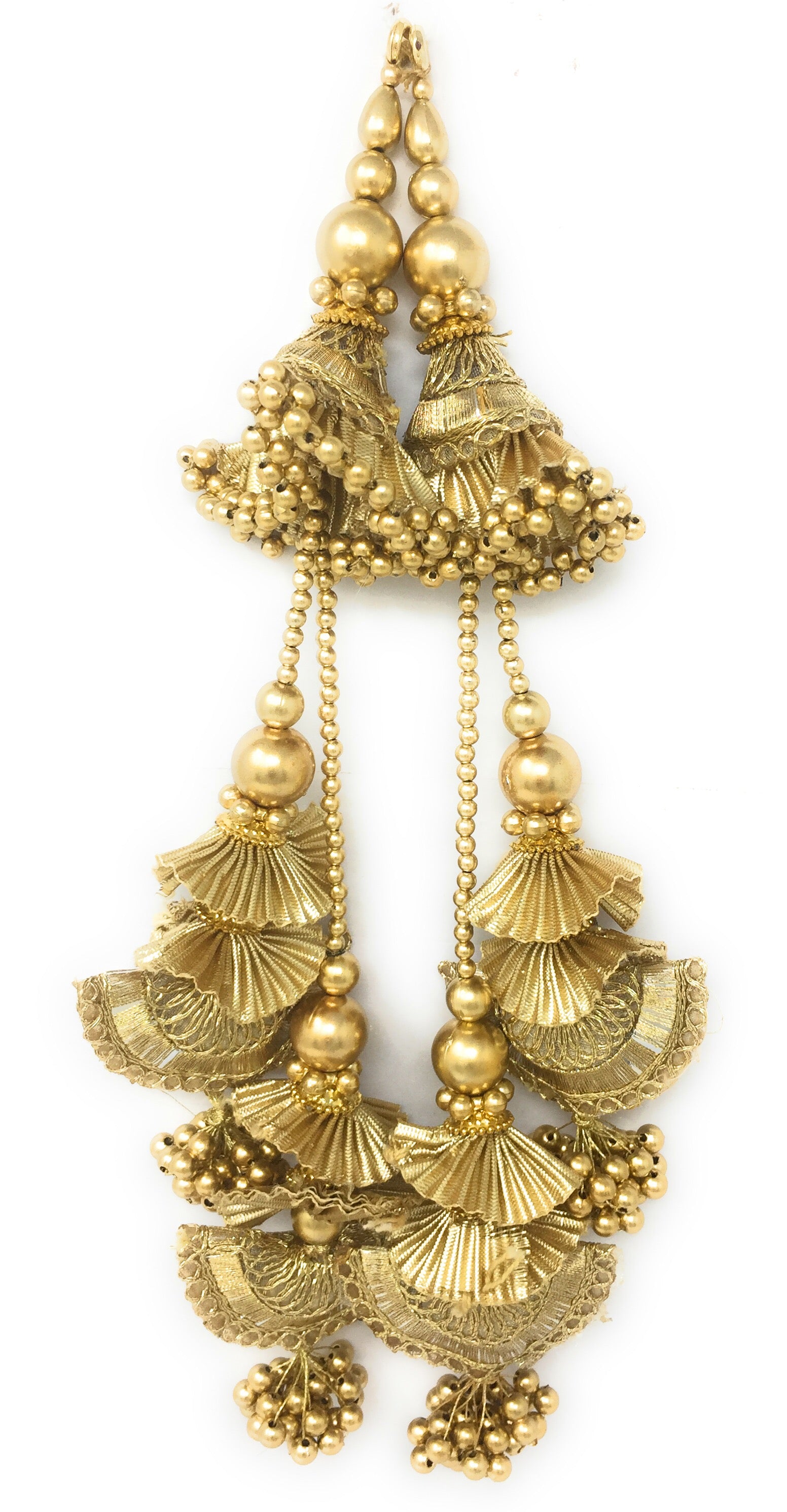 tassels in blouse Gold