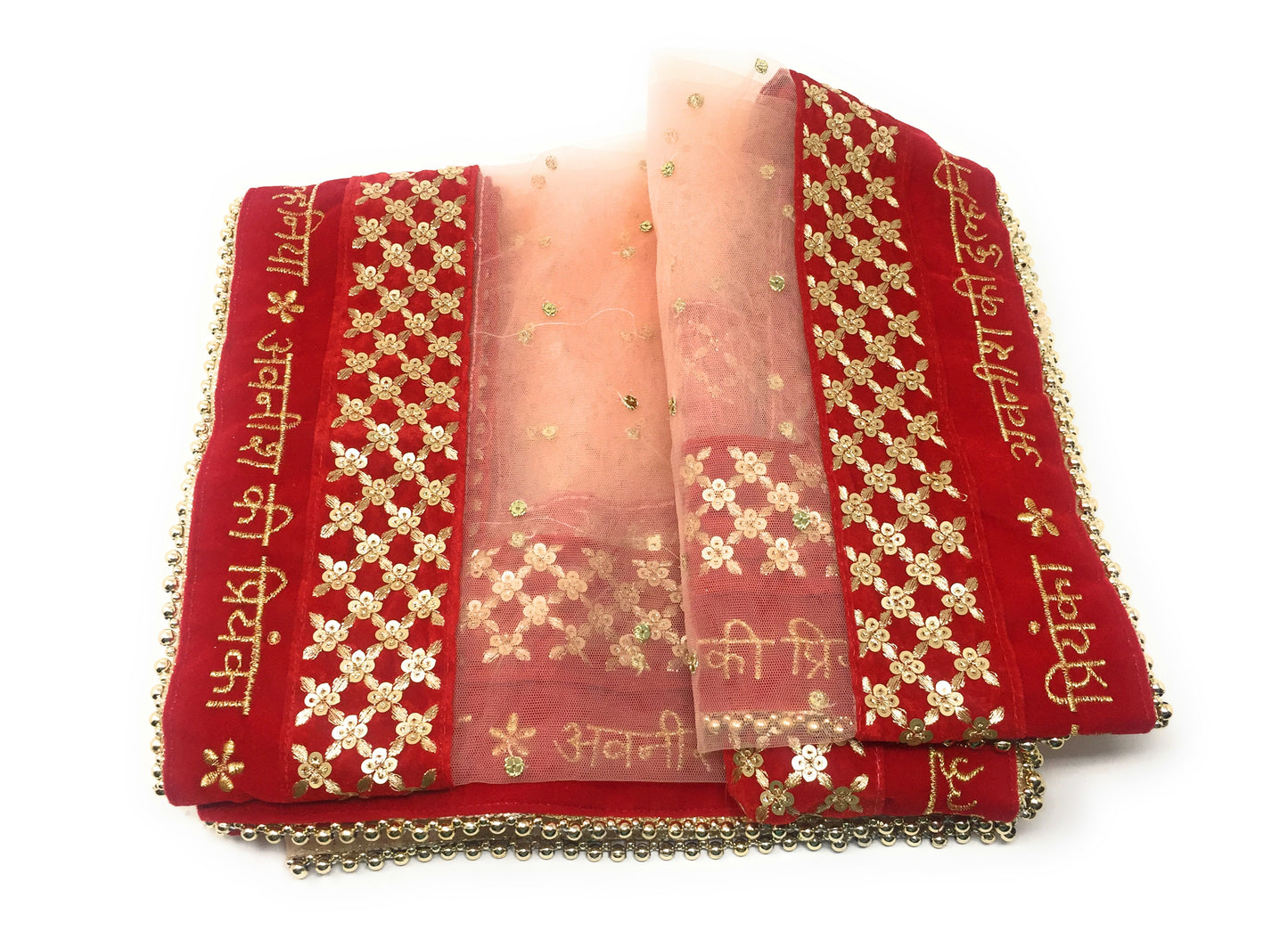 customised bridal dupatta