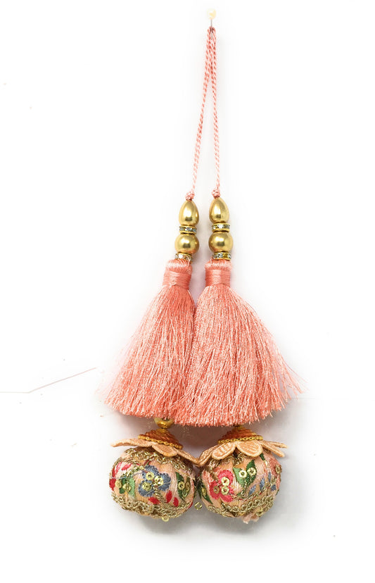 Lehenga Latkan Price Peach - Set of 2