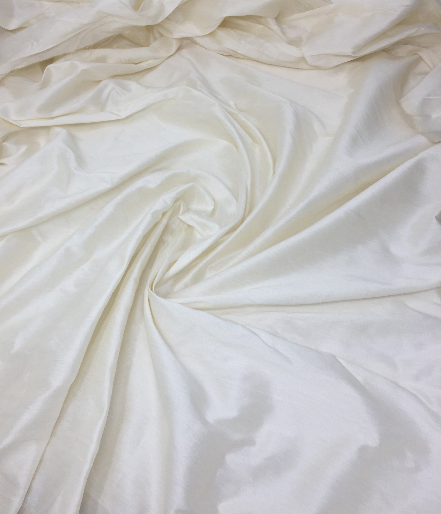 pure cotton silk fabric Off White