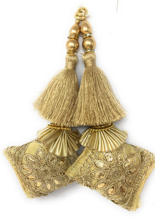 Light Beige Blouse Latkan - Set of 2
