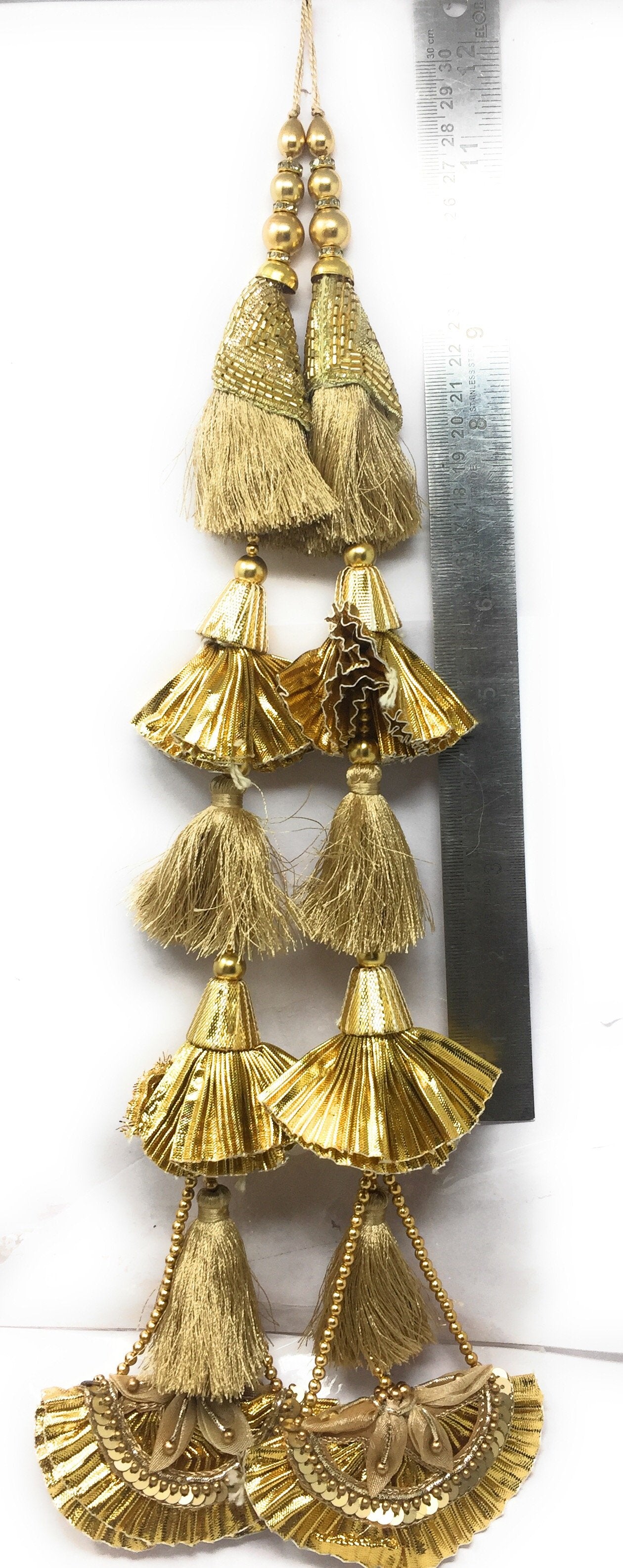 Gota Patti Latkan in Gold  - Set of 2