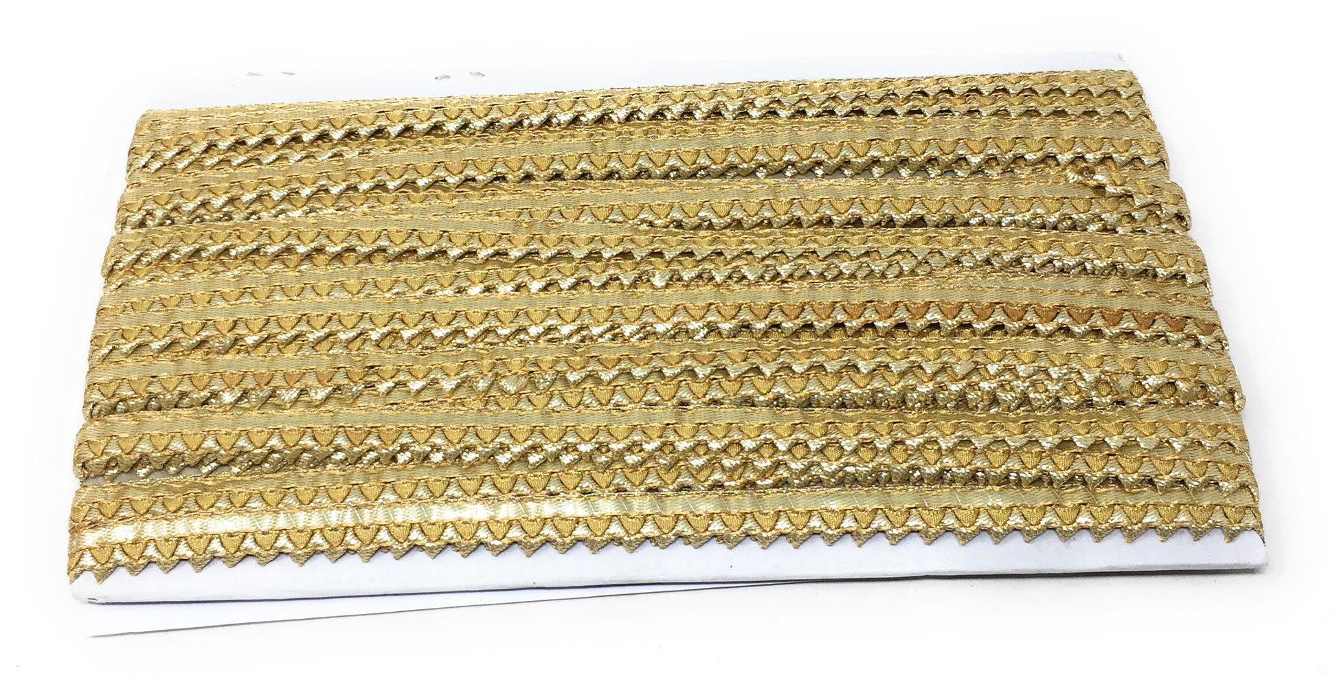Gold Gota Patti Embroidery Saree Border Trim - 9 Meter Roll