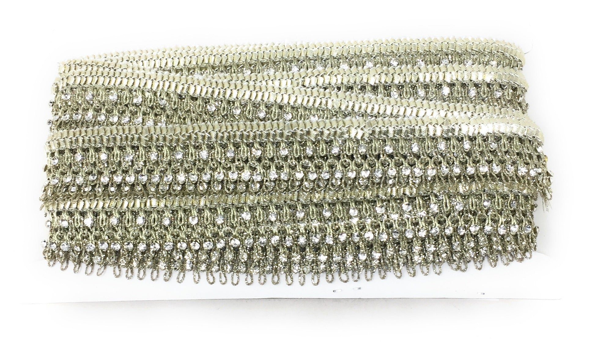 Water Gold Gota Patti Embroidery Saree Border Trim - 9 Meter Roll