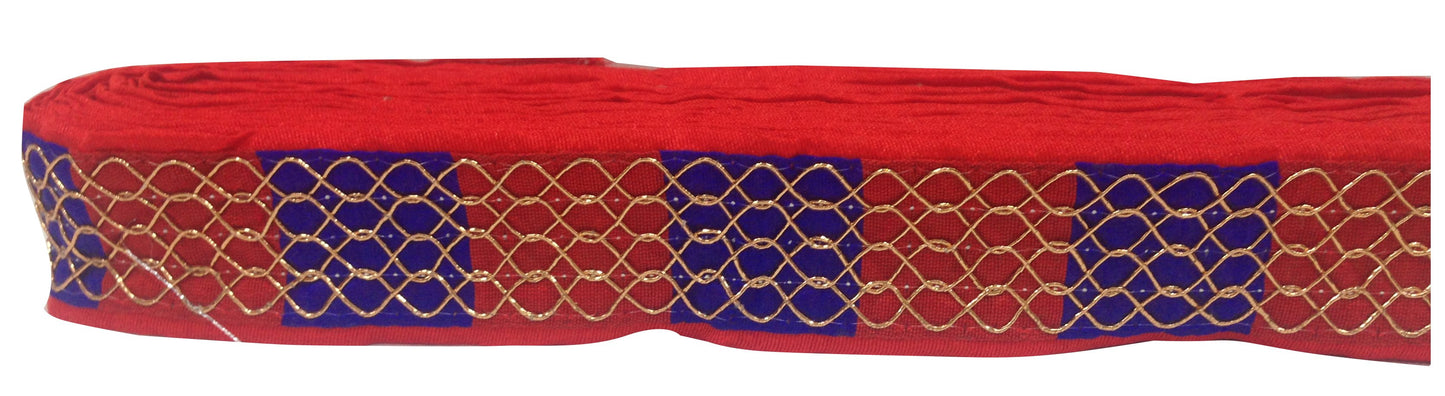 embroidered lace ribbon