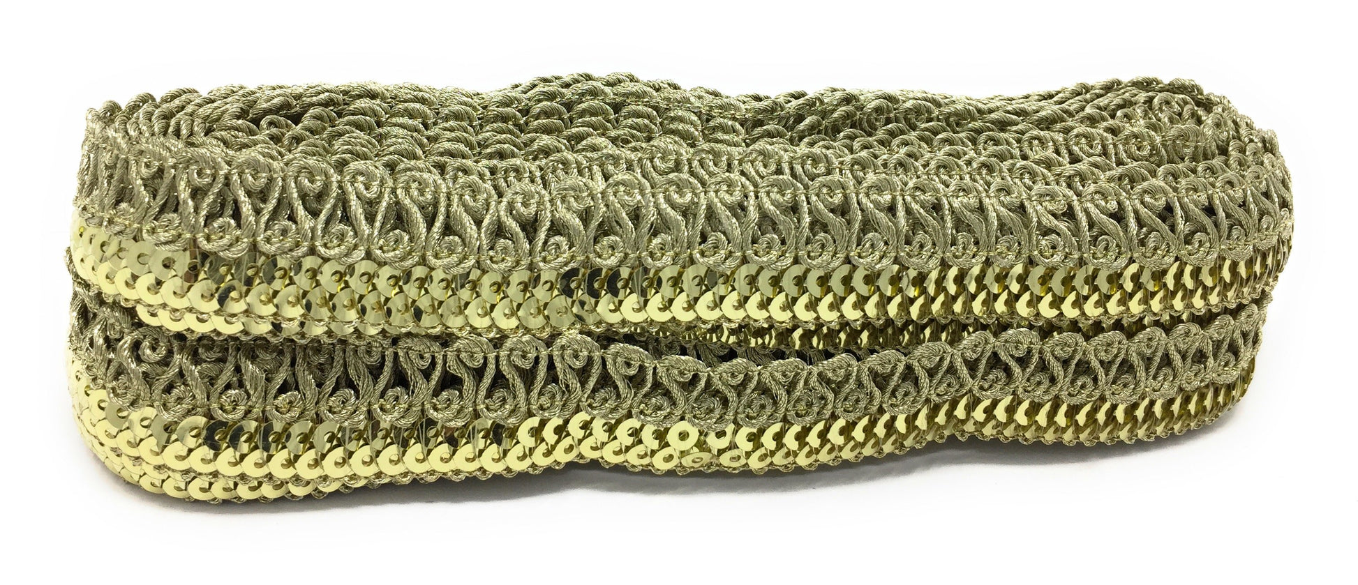 lace ribbon gold