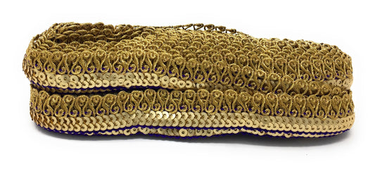 purple sequin ribbon
