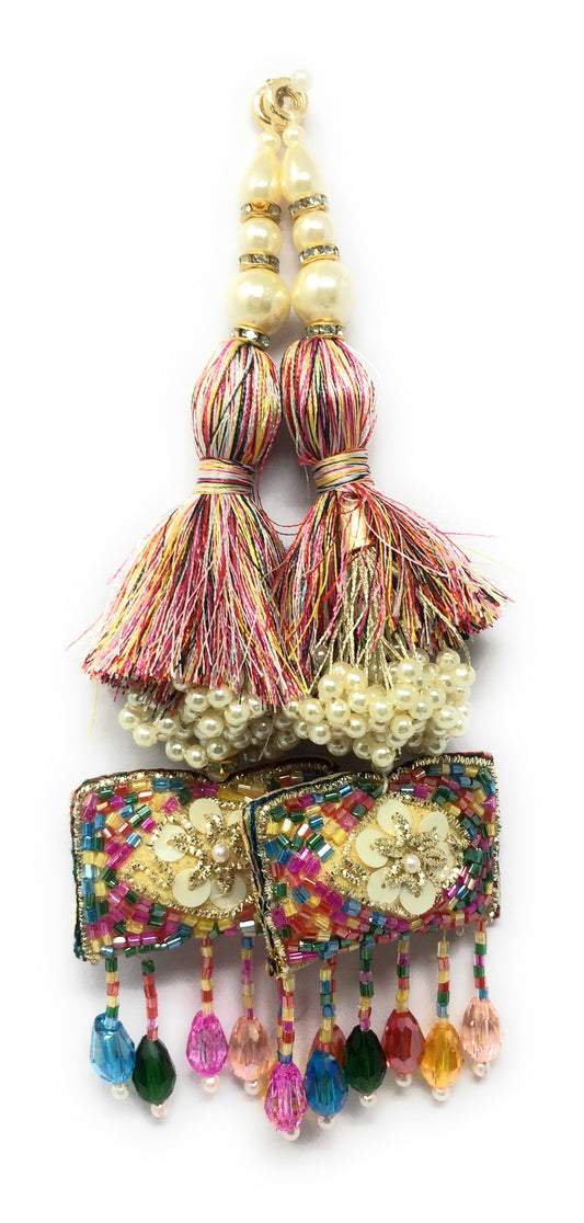 Latkans For Lehenga Multicolour - Set of 2