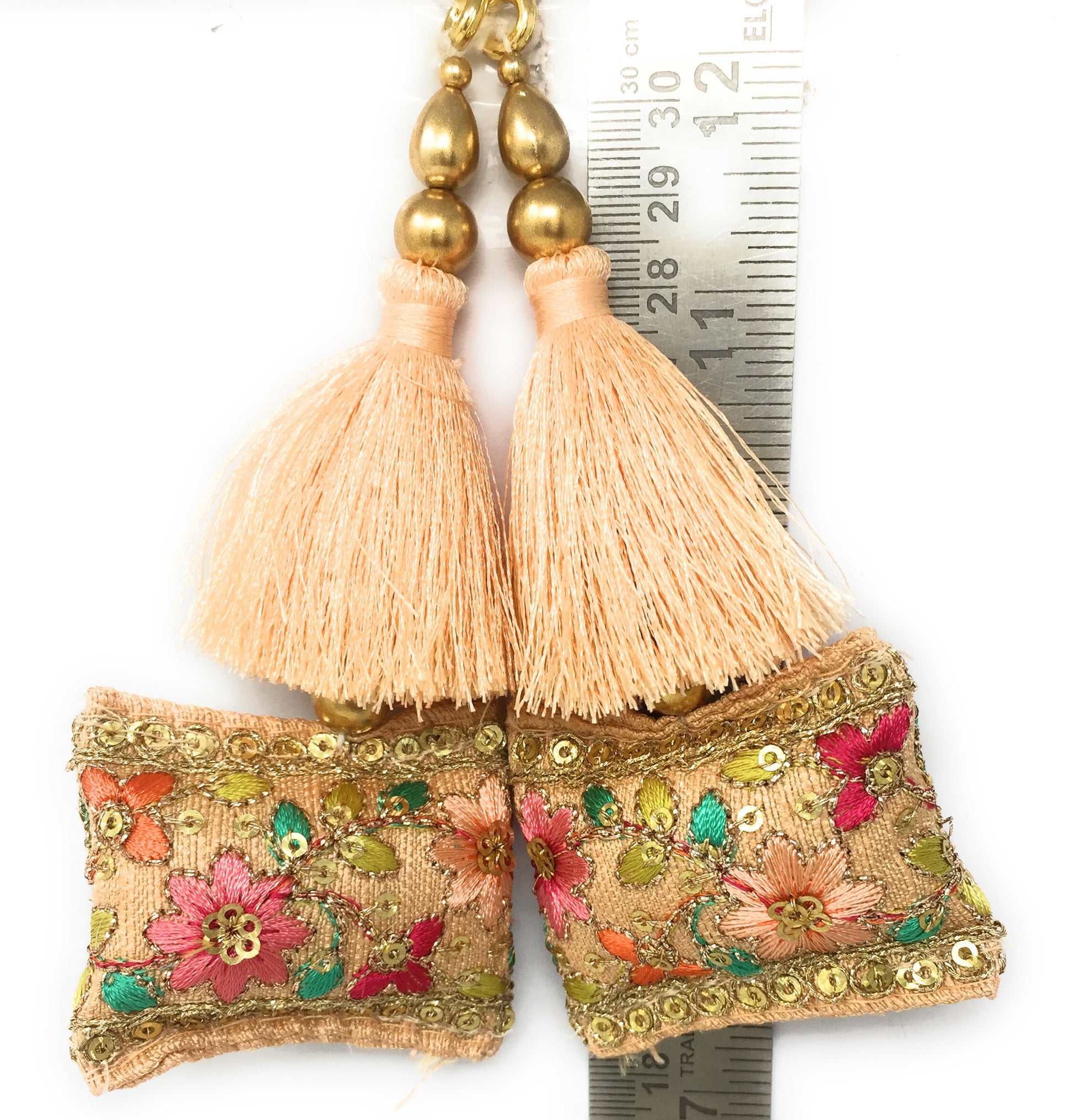 Peach latest latkan for blouse - Set of 2