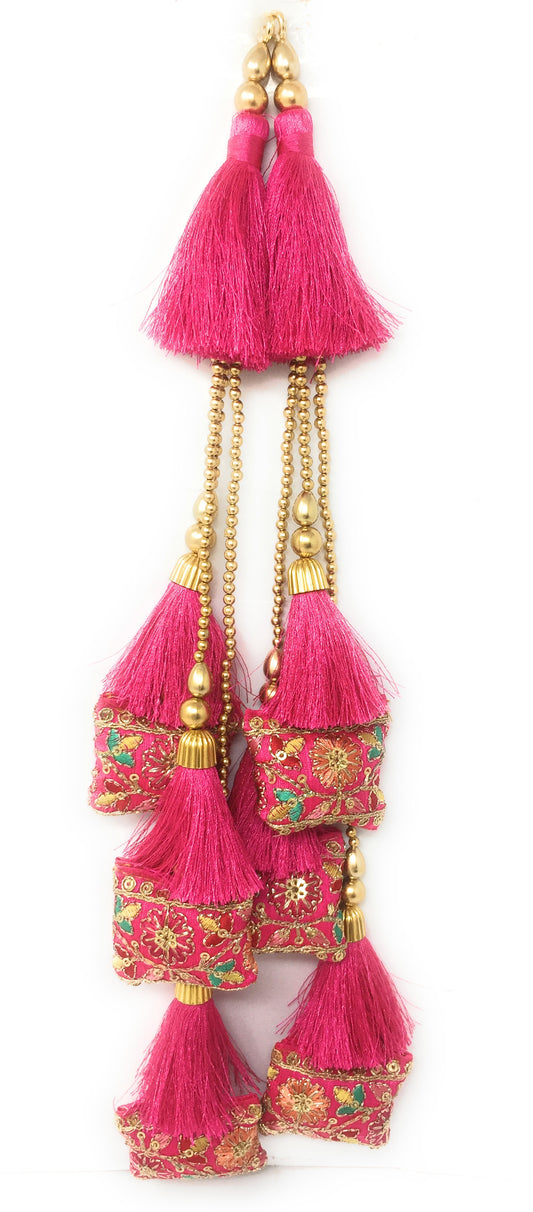 design ki latkan Rani Pink