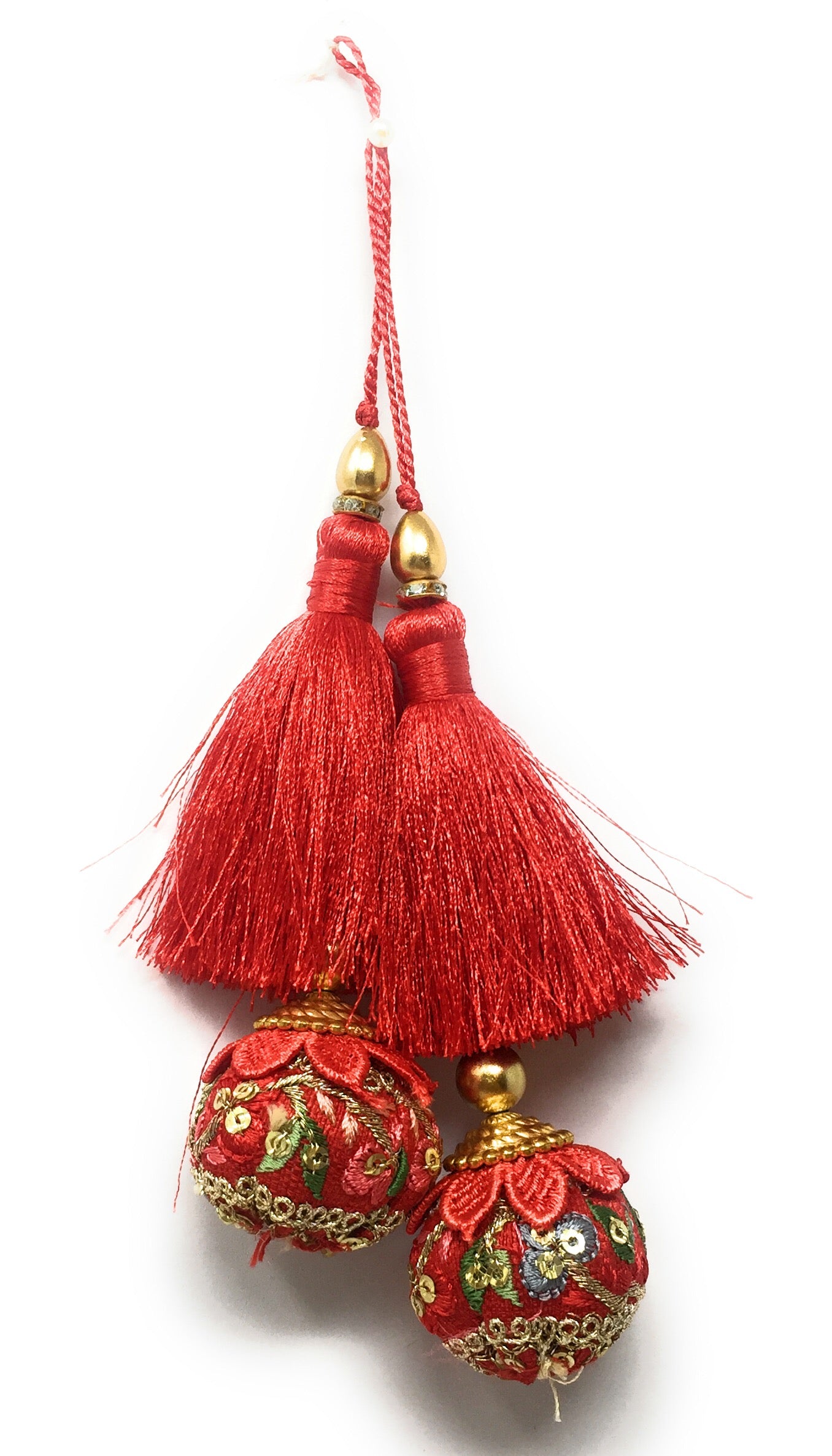 Lehenga Heavy Latkan Red - Set of 2