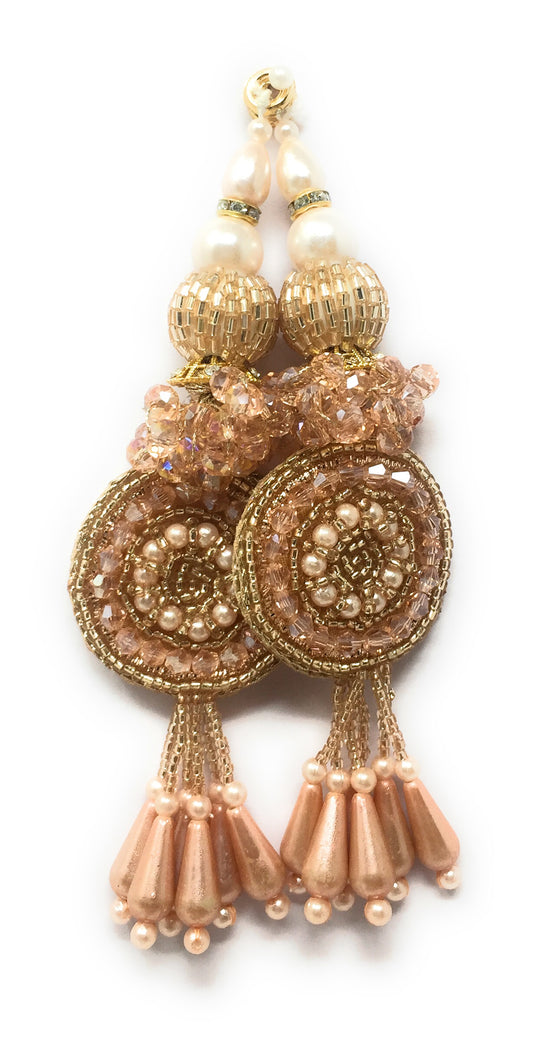 Rose Gold Tassels - Set of 2