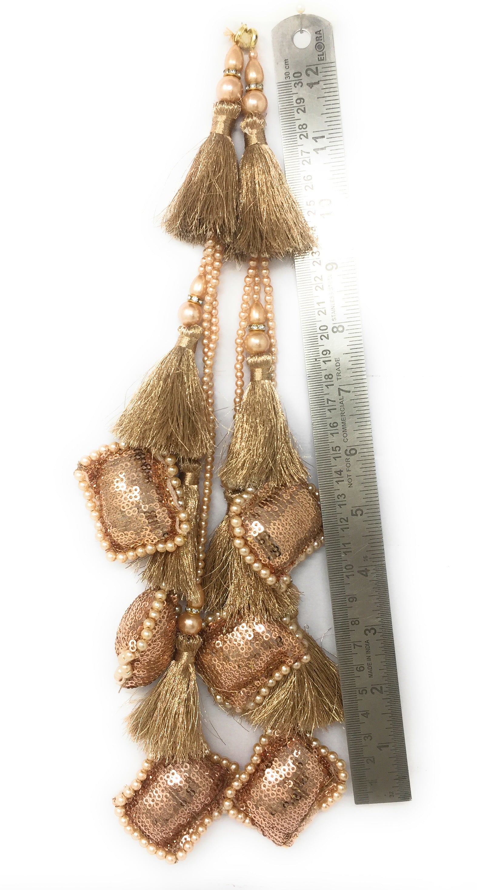 Rose Gold online latkan for lehenga - Set of 2
