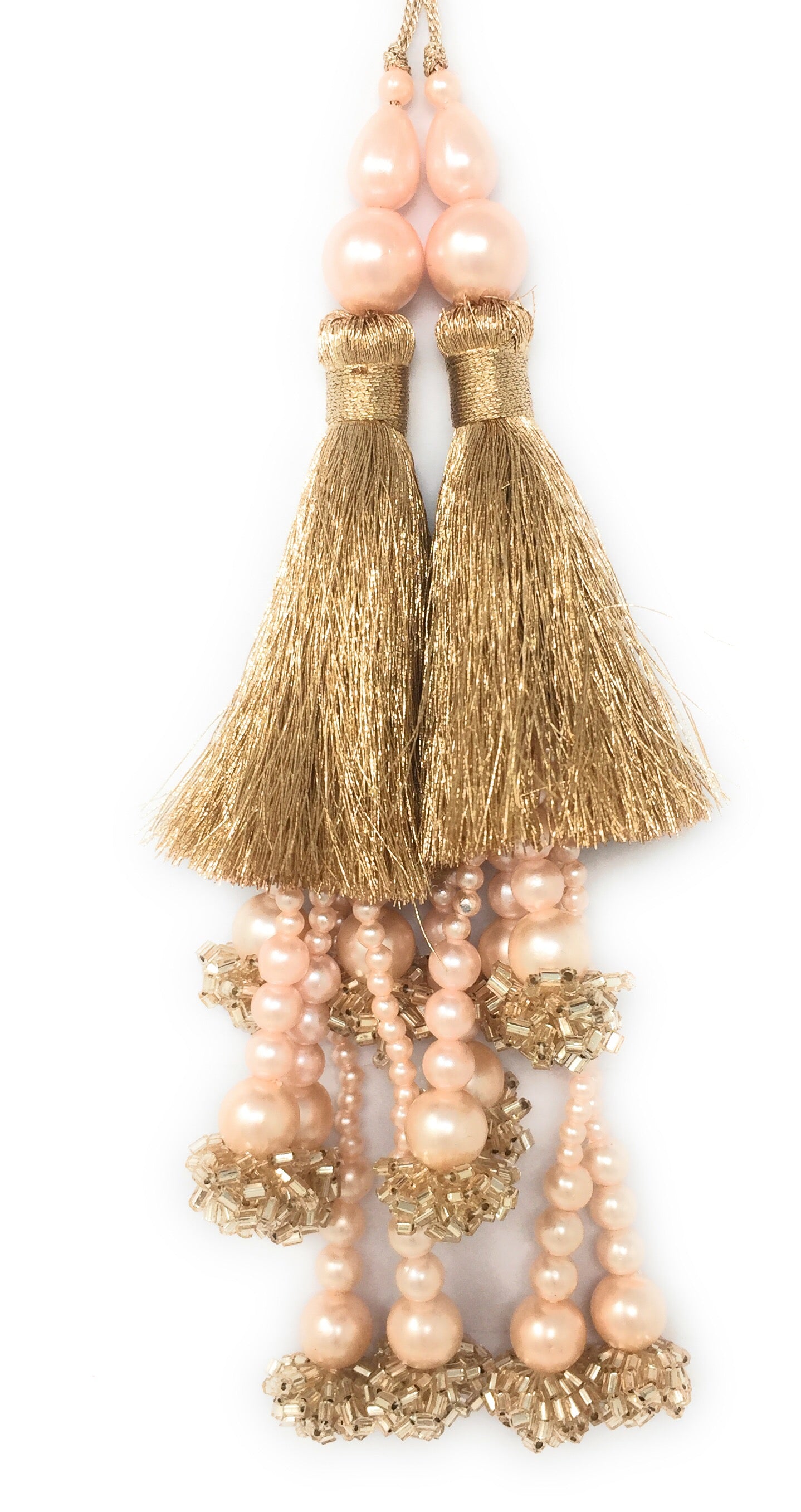 tassel latkan for blouse Rose Gold