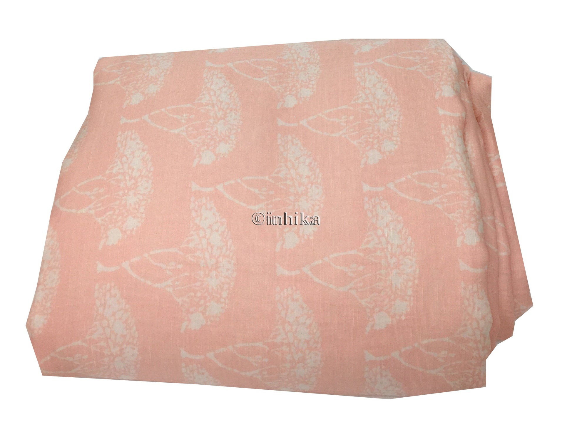 Peach colour material
