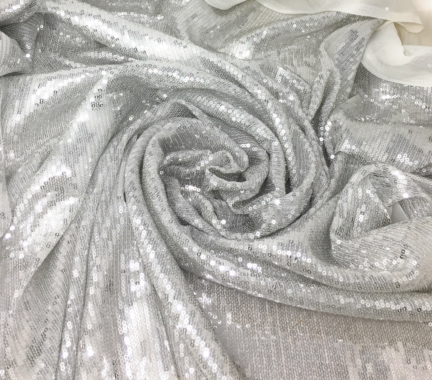 Silver Sequence fabric