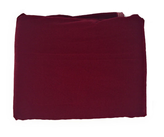 Polyester Maroon Velvet Fabric