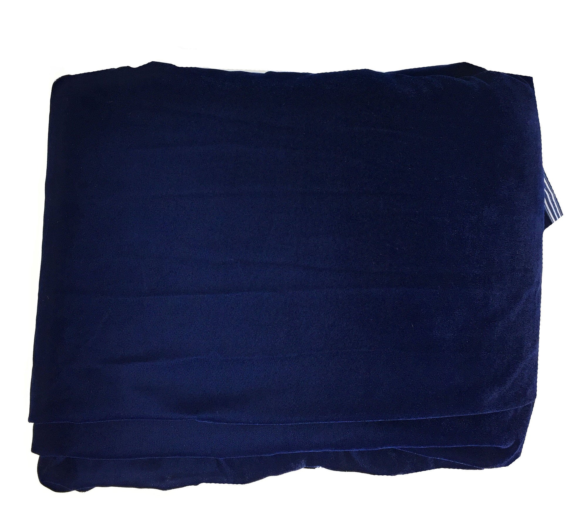 Soft blue Velvet Fabric Material