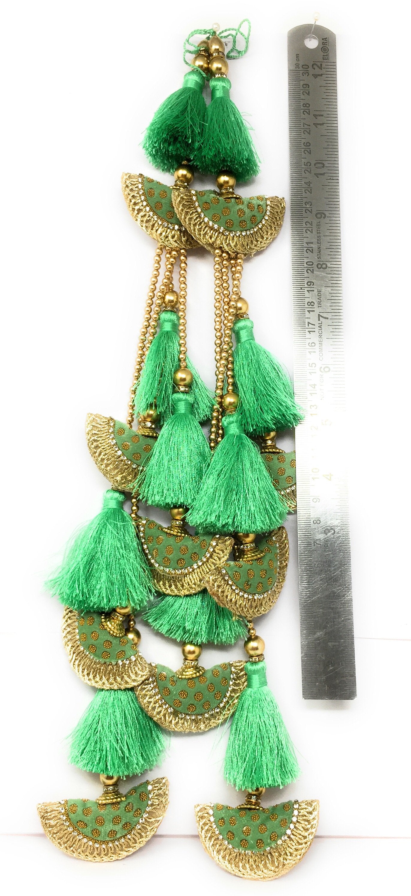Heavy Lehenga Latkan Sea Green - Set of 2