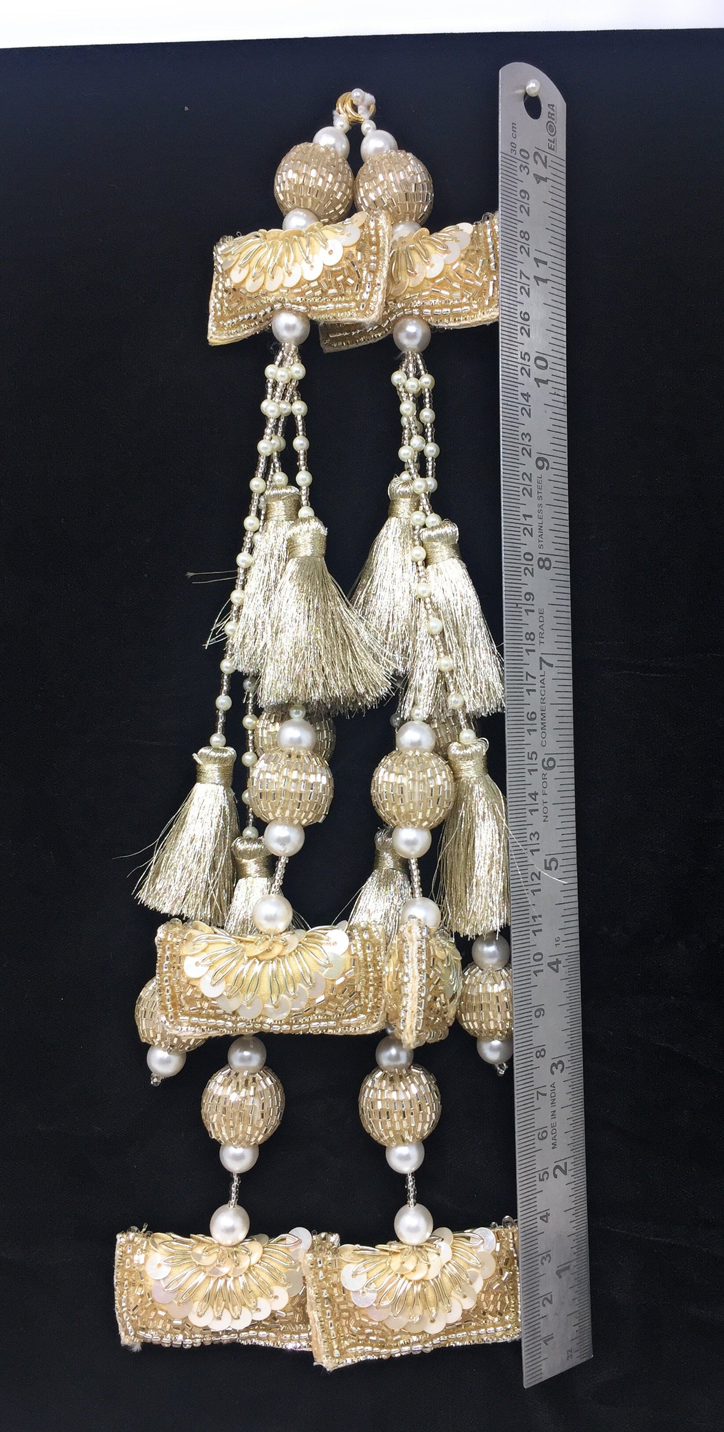 Heavy Lehenga Latkan Water Gold - Set of 2
