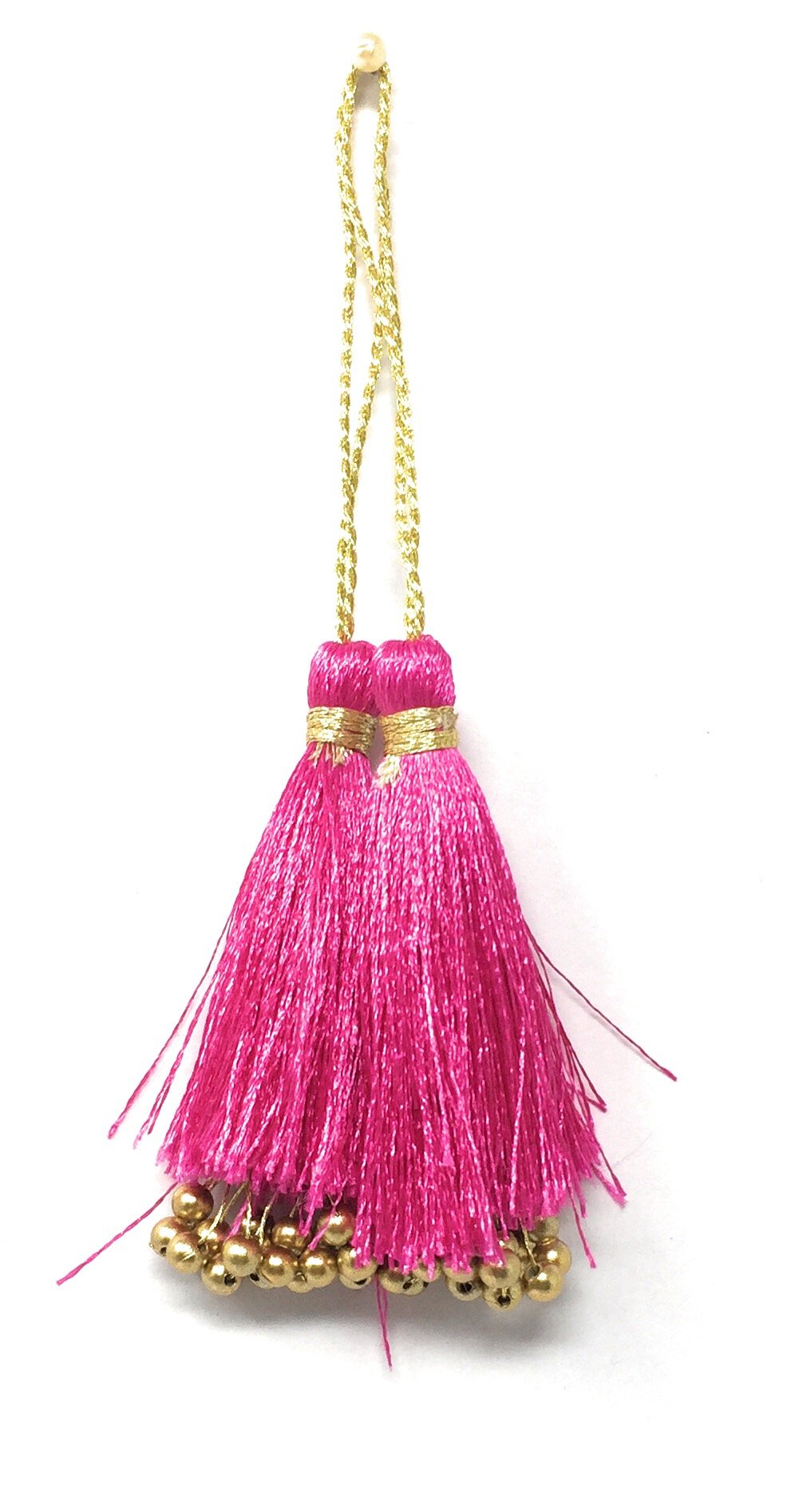 Latkan suit blouse tassel hanging Rani Pink 15265