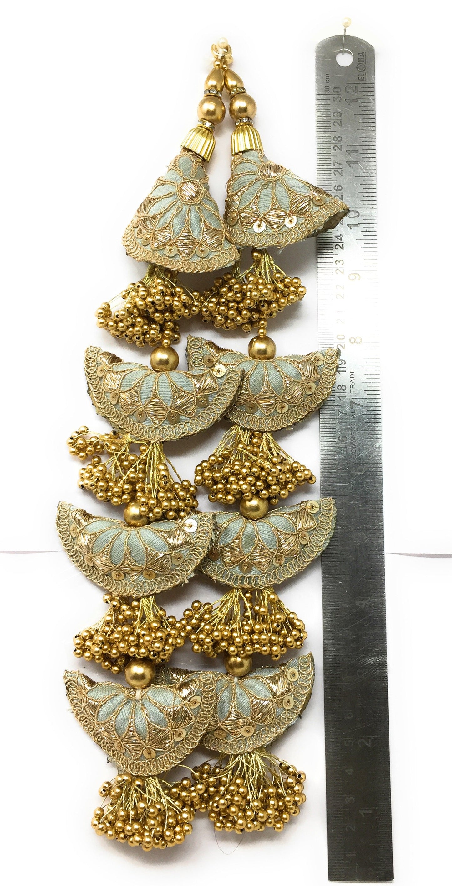 Heavy Lehenga Latkan Grey - Set of 2
