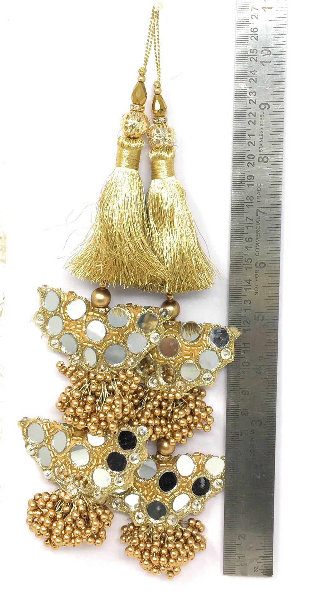 Gold Lehenga Tassels
