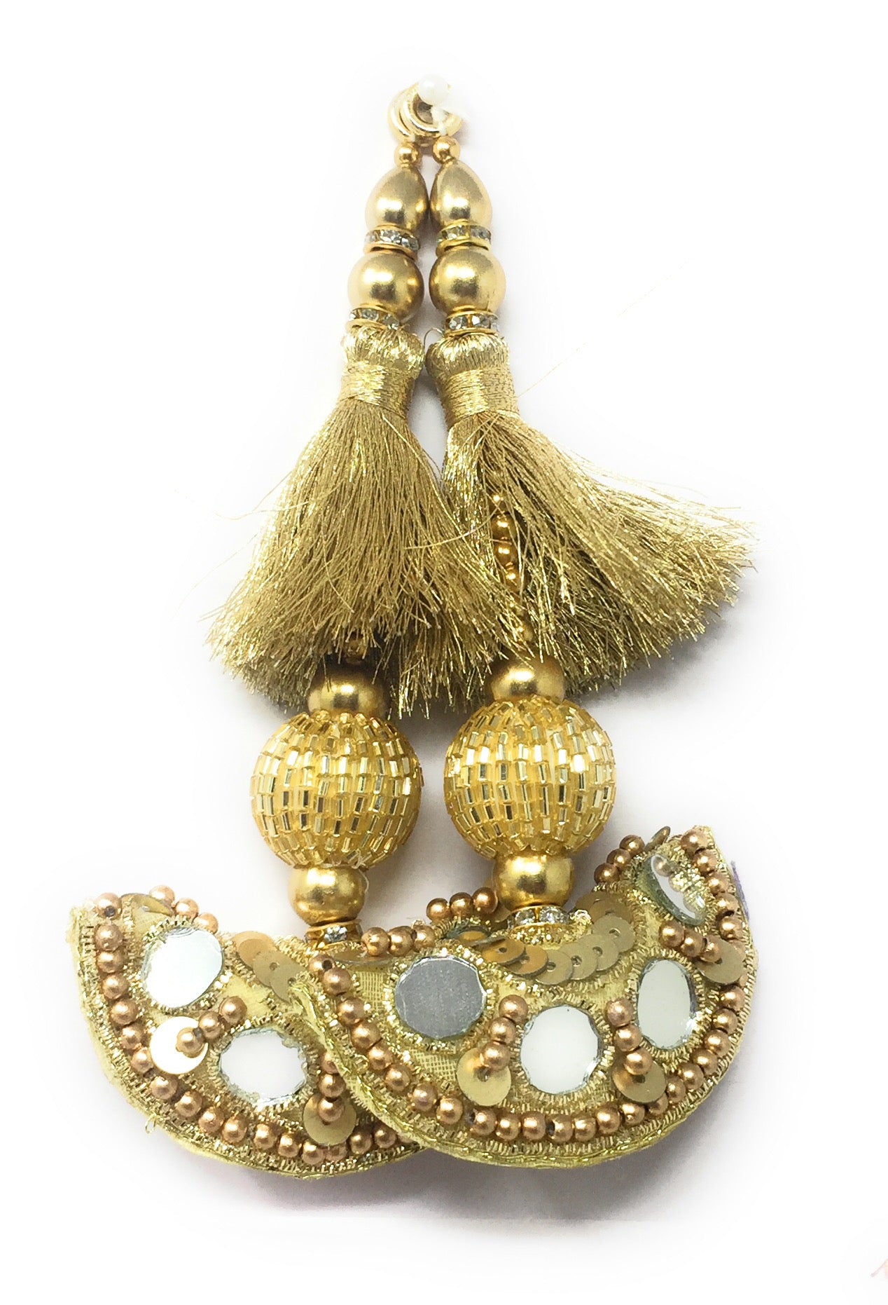 Blouse Latkan Tassel Gold - Set of 2
