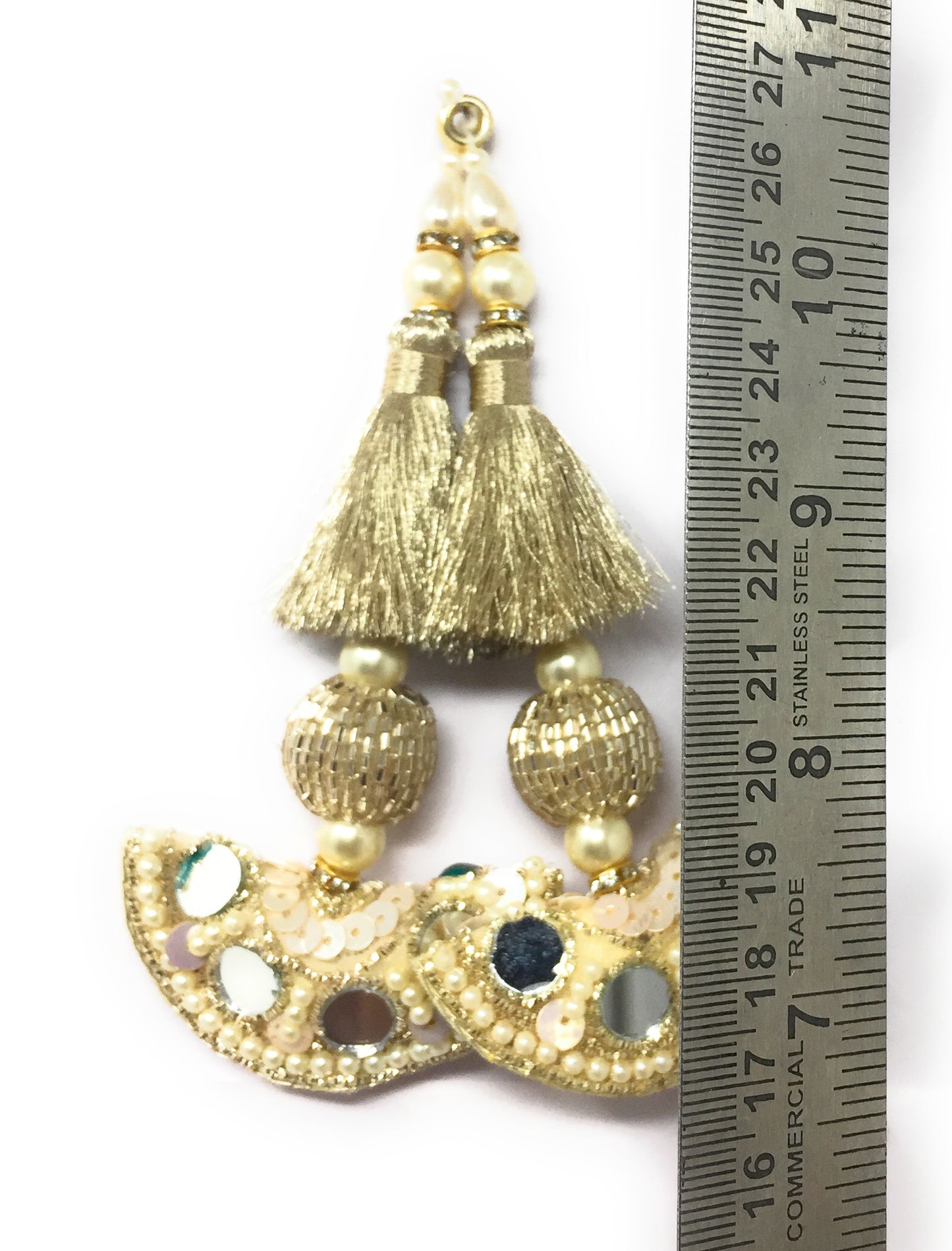 Water Gold Mirror Latkan - Set of 2