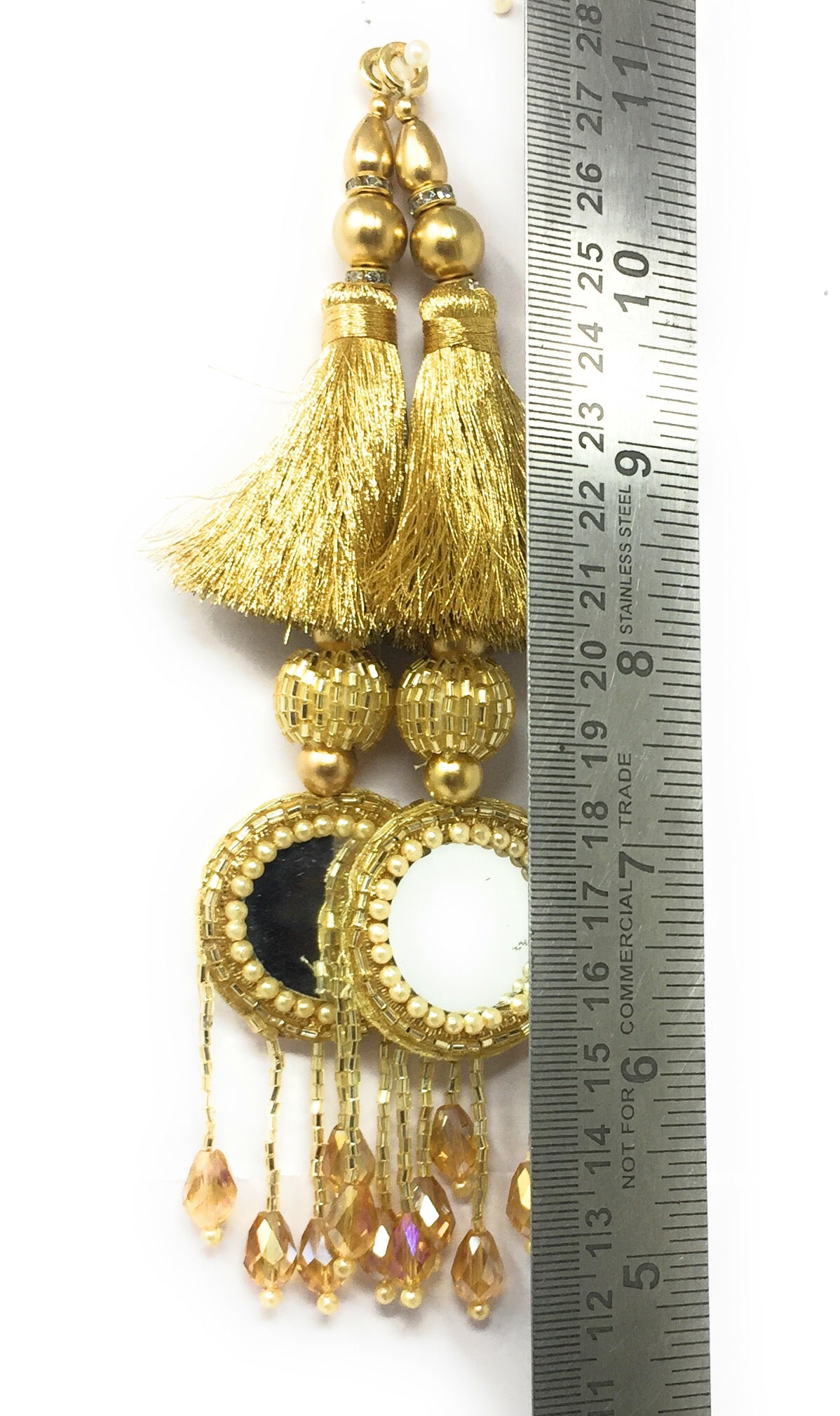 Golden Latkan For Blouse - Set of 2