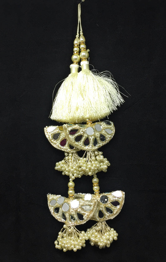 Lehanga Latkan White - Set of 2