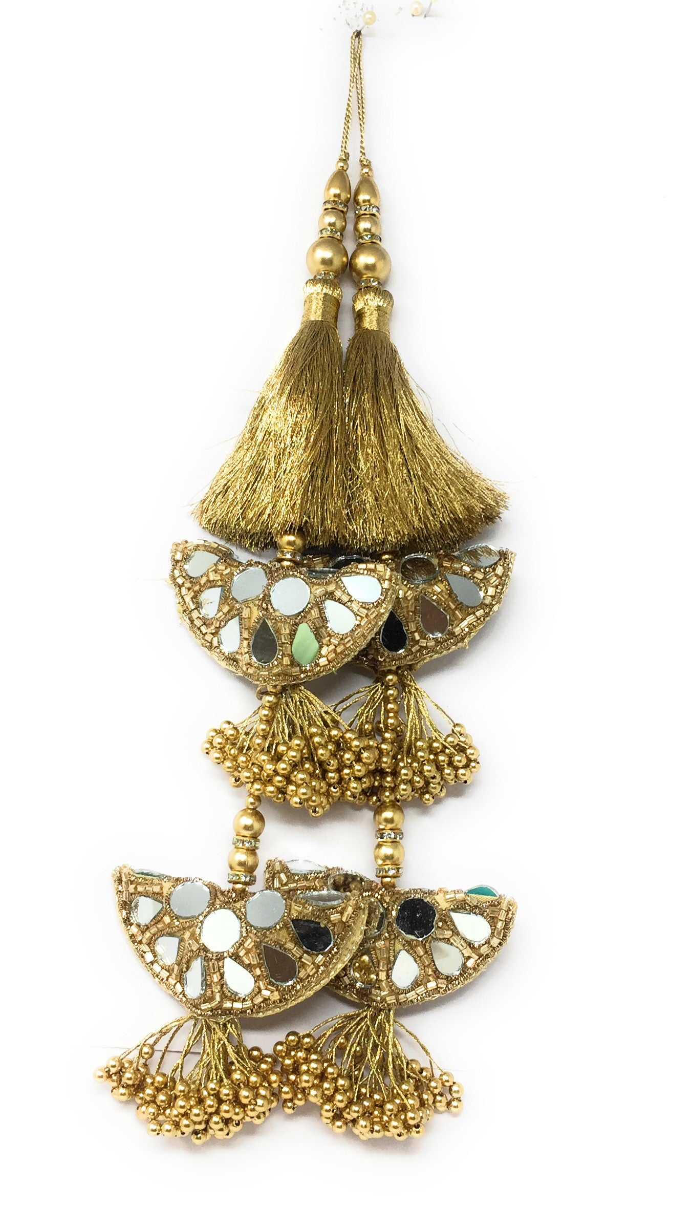Latkan For Lehanga Antique Gold - Set of 2