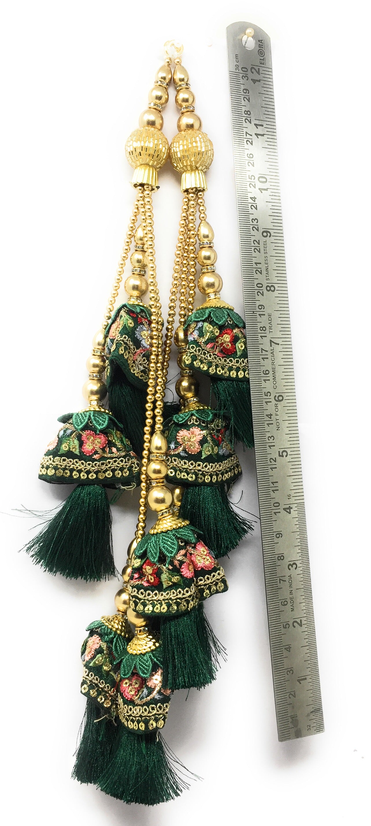 Green lehanga Latkan