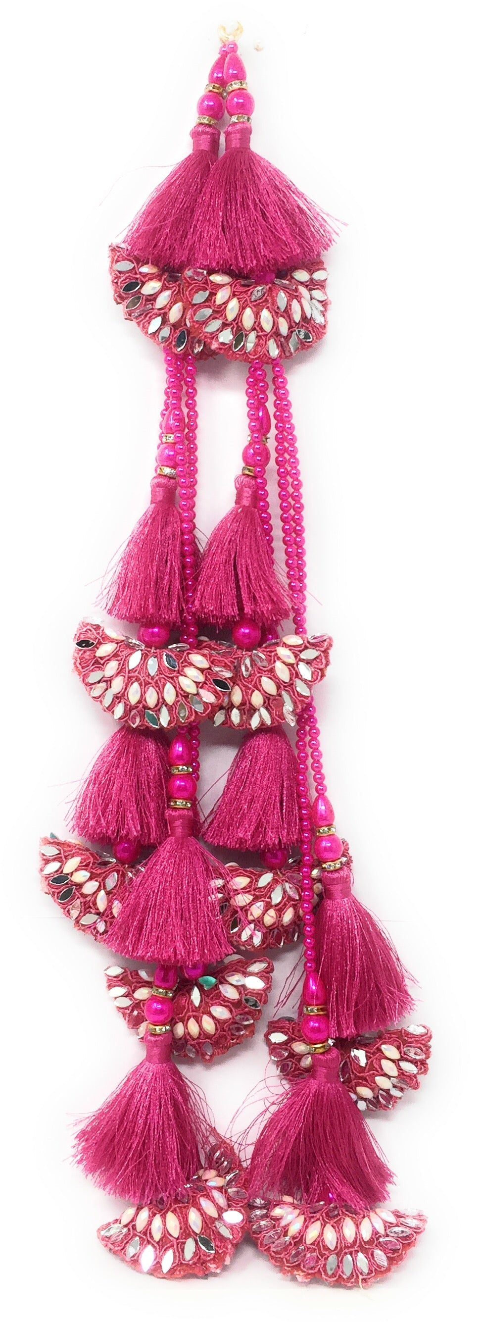 rani pink latkan for lehenga