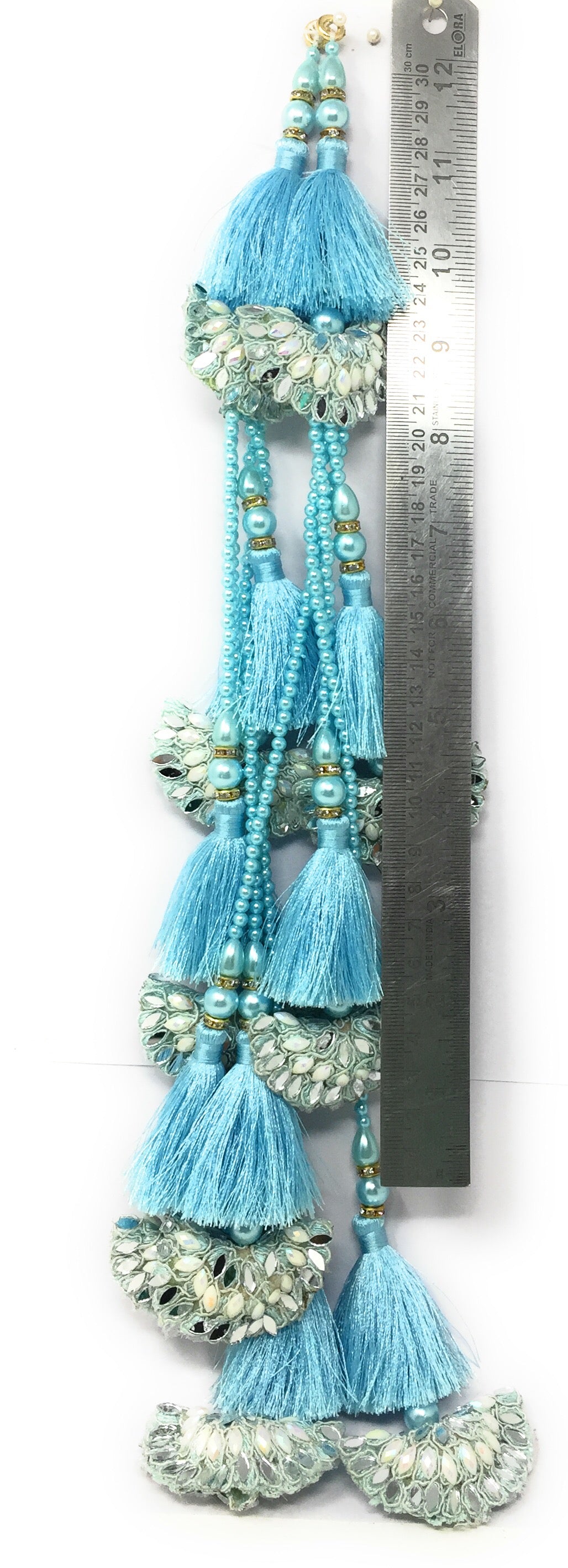 Blue Lehanga  Latkan 