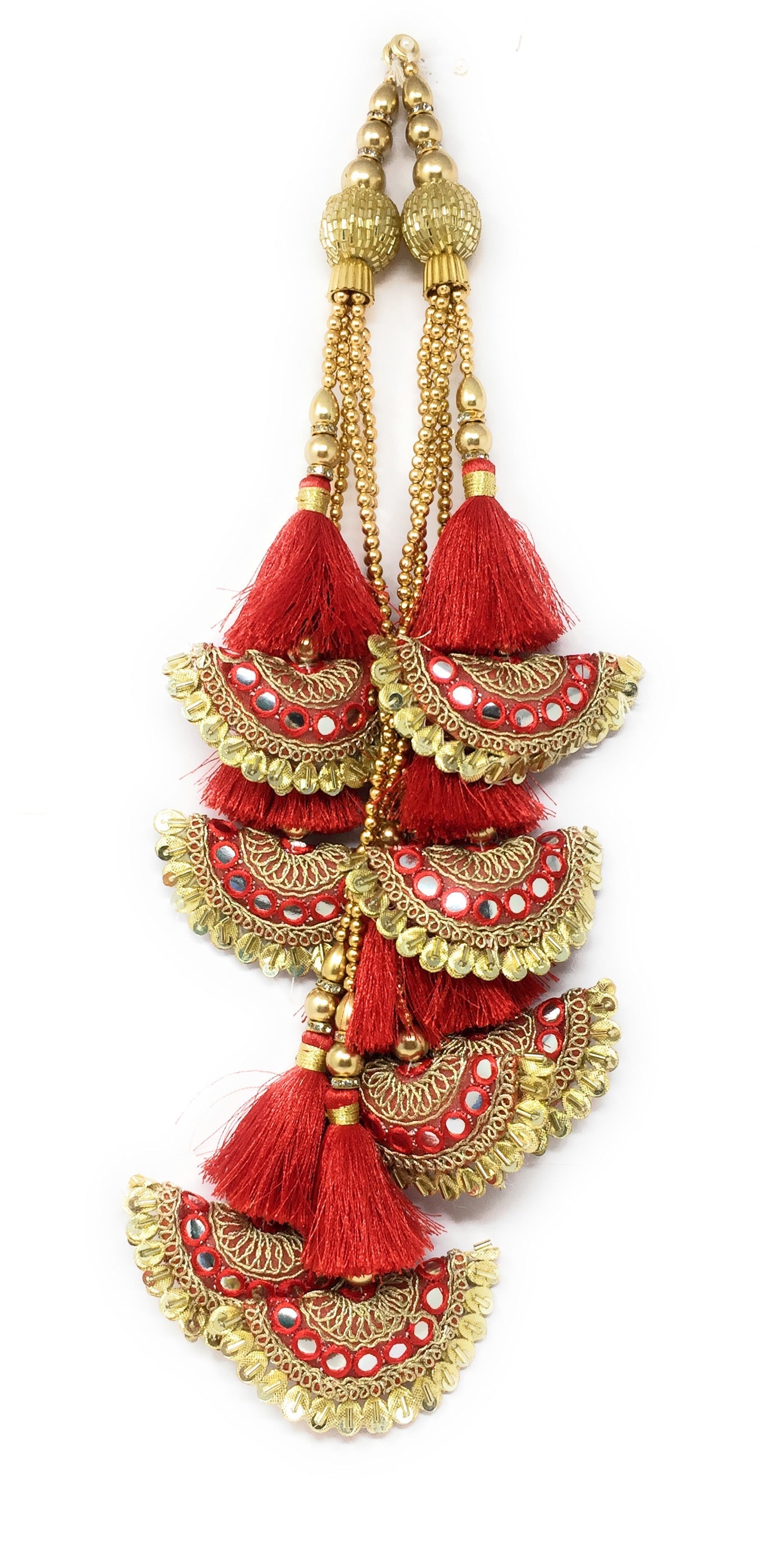 latkan lehenga ka red