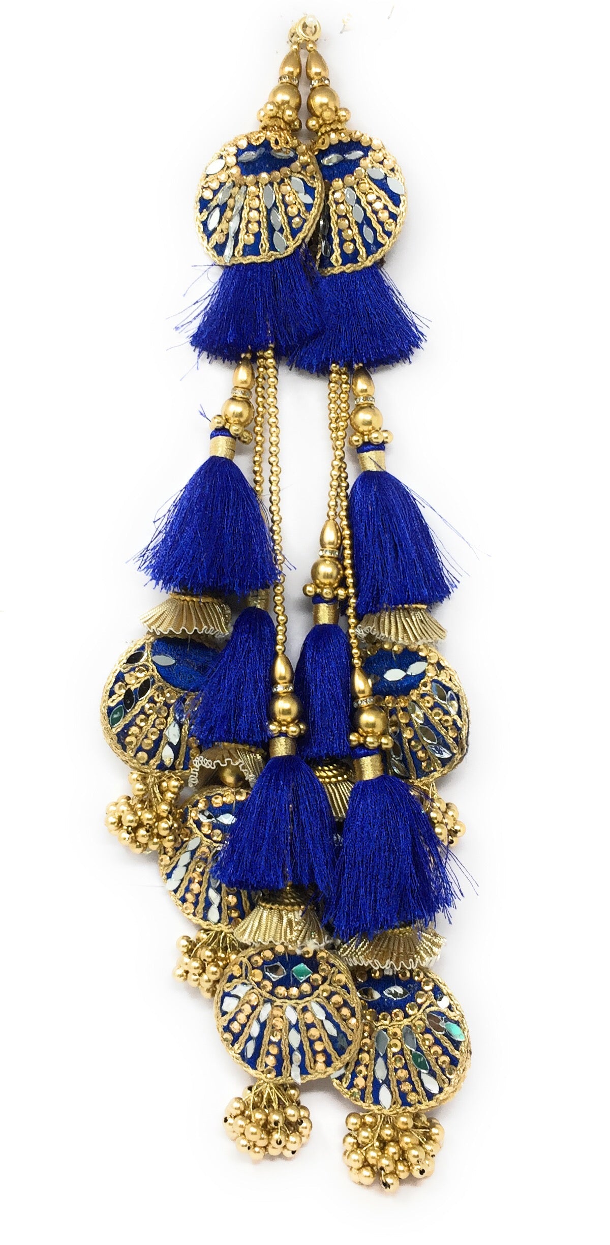 royal blue latkan for lehenga