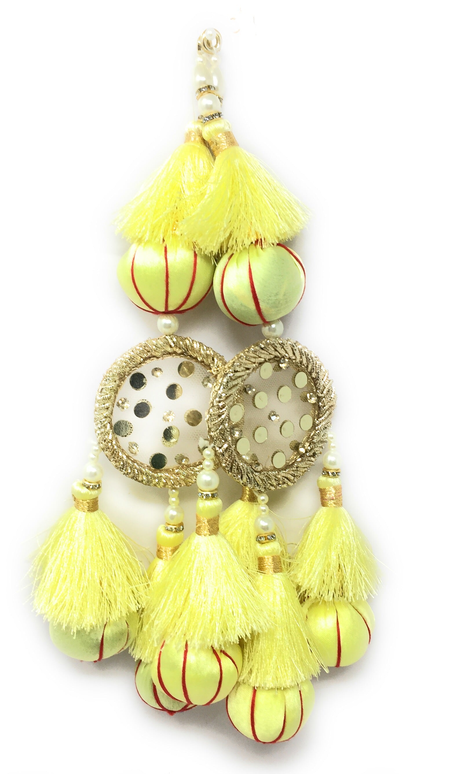 bridal lehenga latkan yellow