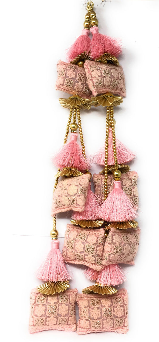 light pink latkan for lehenga