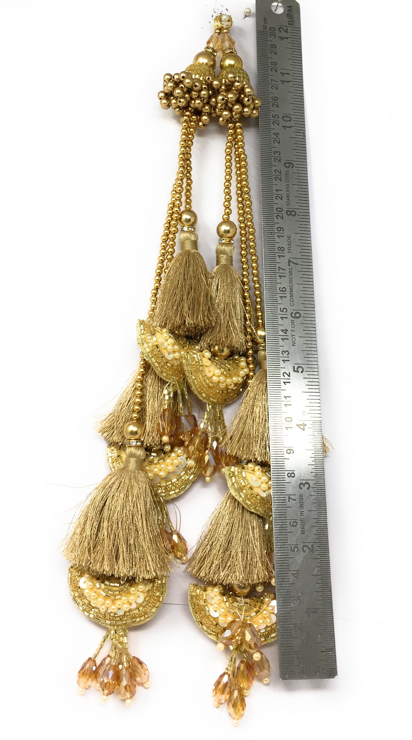 Gold latkan for lehenga heavy