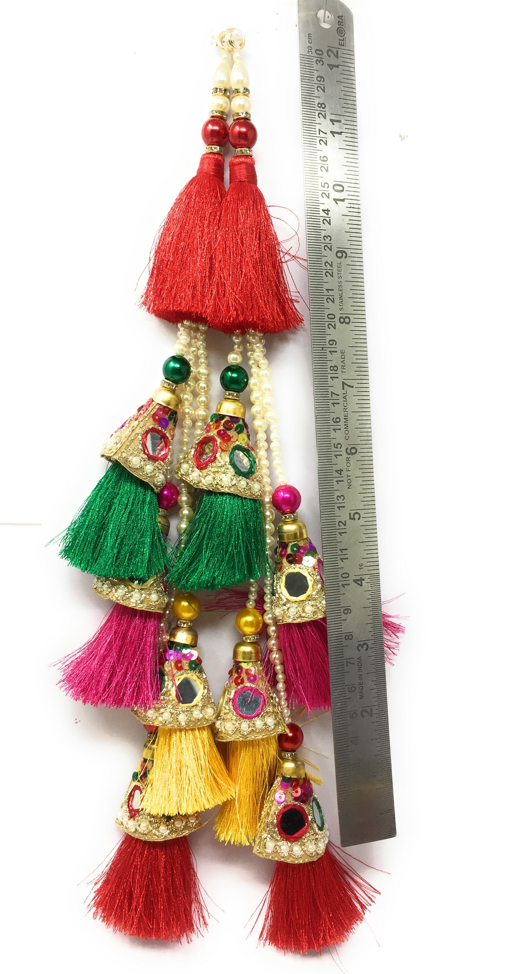 Indian Multicolour lehenga latkan heavy