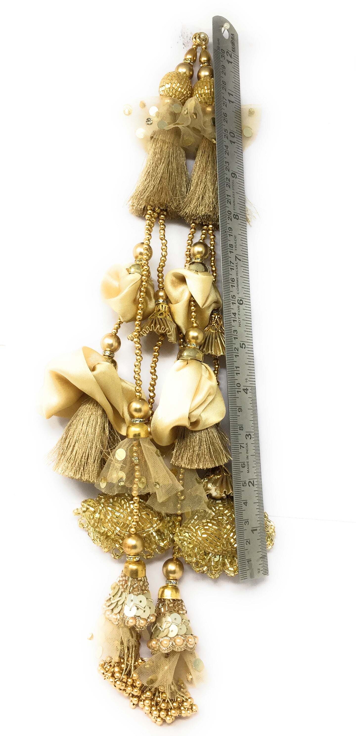 Gold latkan for lehenga heavy